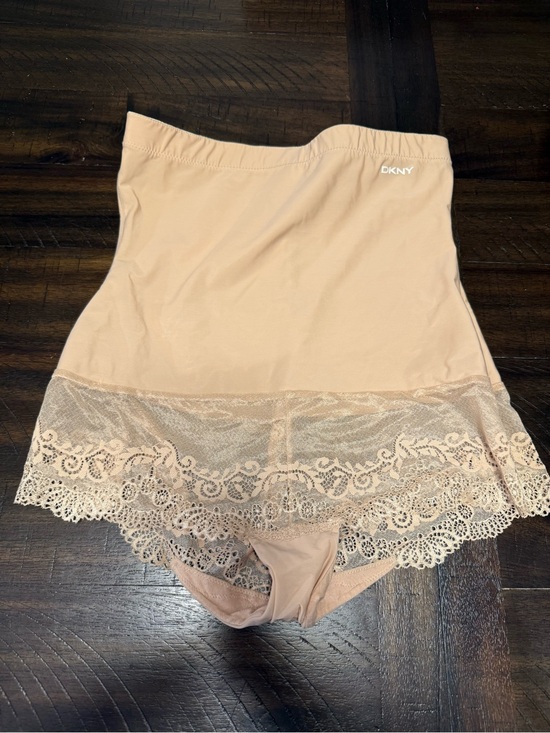 DKNYC Other - DKNY Nude High Waist Shaping Brief Panty Lace Trim Shapewear XL